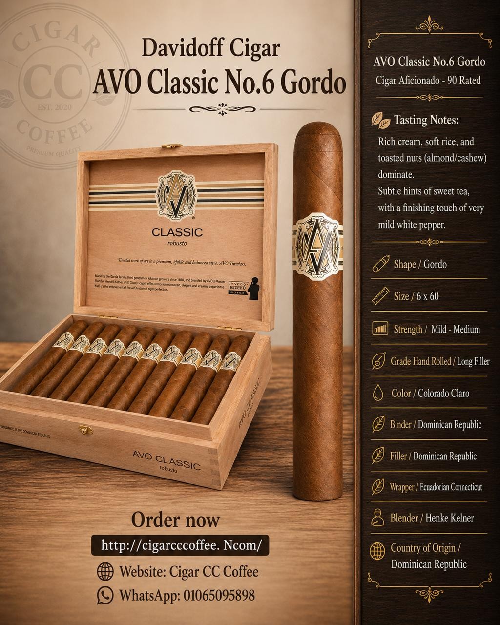 AVO Classic No.6 Gordo