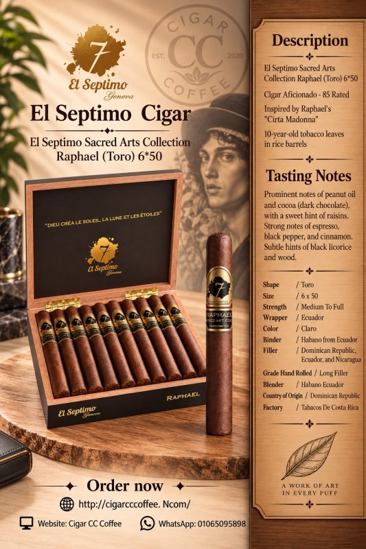 El Septimo Sacred Arts Collection Raphael (Toro) 6*50